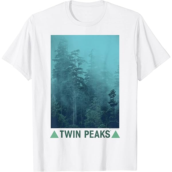 Amazon.com: Twin Peaks Green Foggy Mountainside T-Shirt